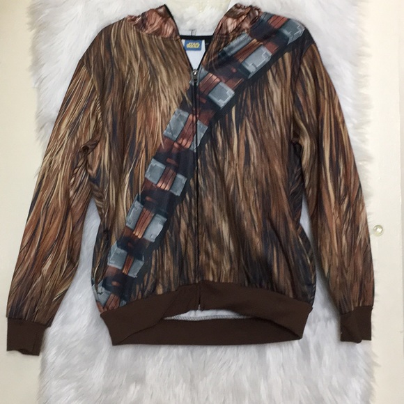 Star Wars Other - Star Wars Chewbacca Full Zip Hoodie / Mesh Eyes